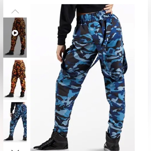 Balera Blue Camouflage Pop Star Pants - Picture 6 of 7